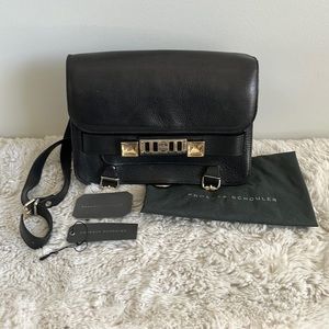 PROENZA SCHOULER black PS11 crossbody bag incl dust bag